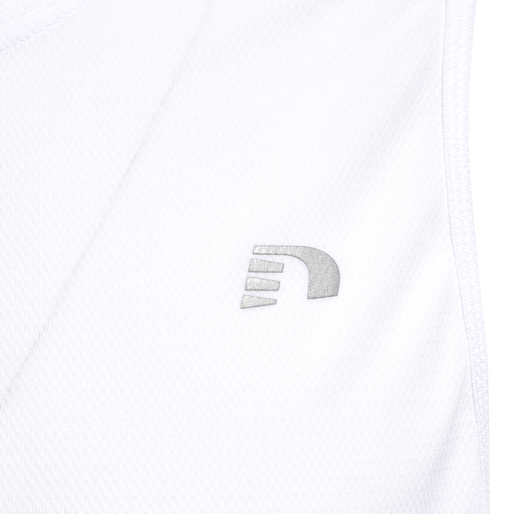 MEN CORE RUNNING SINGLET, WHITE, packshot