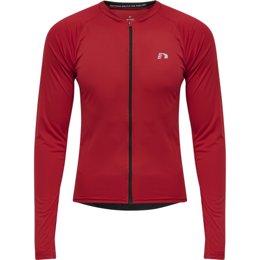 MENS CORE BIKE L/S JERSEY, TANGO RED, packshot