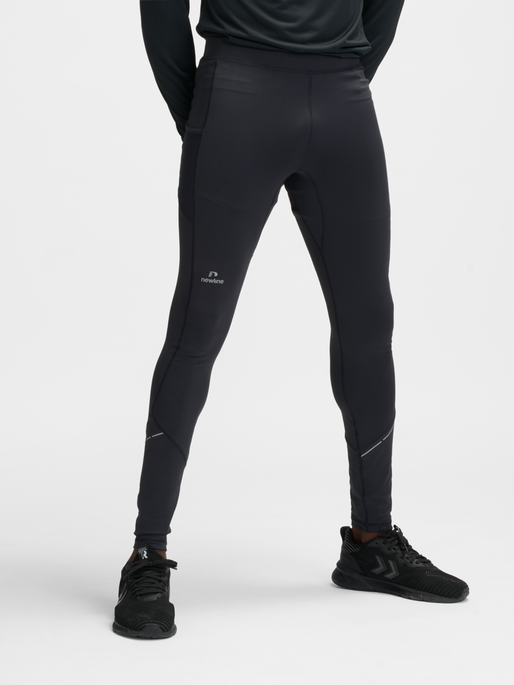 nwlRACE POCKET TIGHTS, BLACK, model
