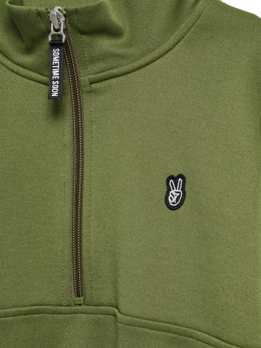 stsCOLE HALF ZIP, OLIVE BRANCH, packshot