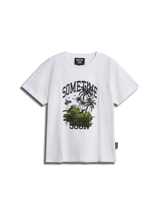 stsPALM T-SHIRT S/S, BRIGHT WHITE stsPALM T-SHIRT S/S, BRIGHT WHITE, packshot