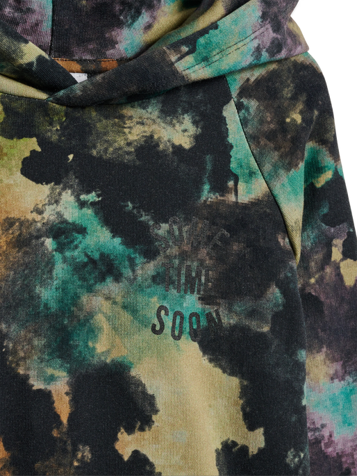 stsMONTEREY AOP HOODIE, ANTIQUE GOLD, packshot
