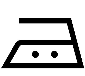 Strykning på medelvärme Strykning på medelvärme
